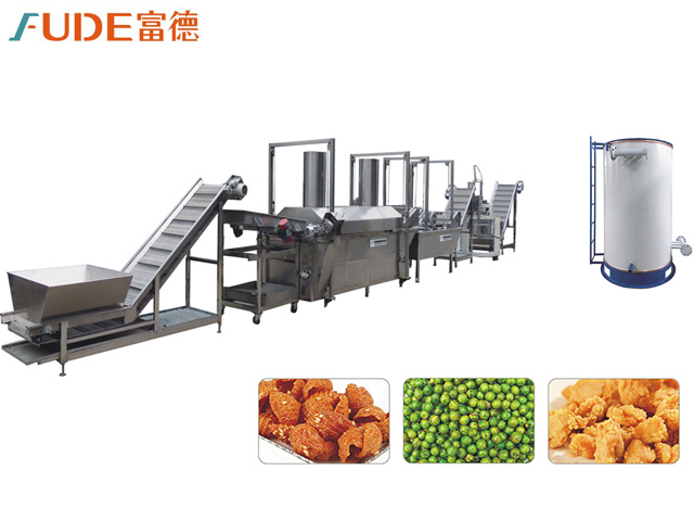 網帶式連續油炸機(外加熱)
